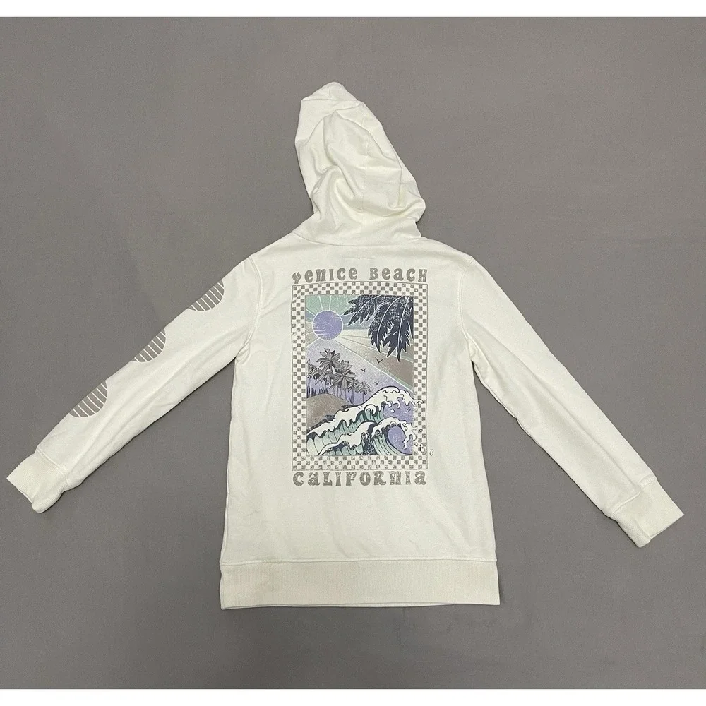 OshKosh B'Gosh Kids Boys Hooded Pullover Venice Beach Enjoy The Chill Size 8